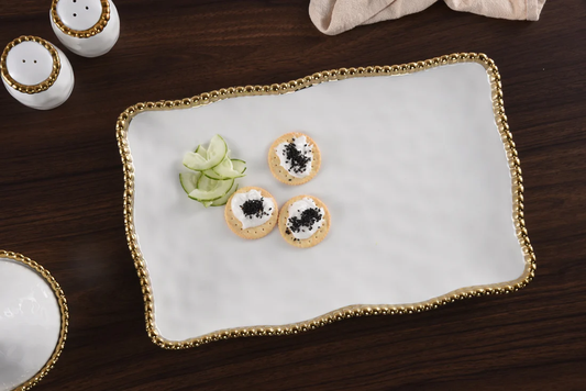 Medium Platter White Gold Pampa Bay CER2714WG