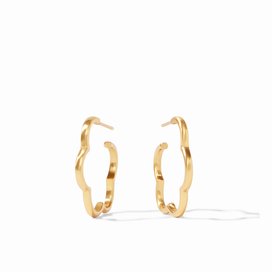 Gardenia Small Hoop