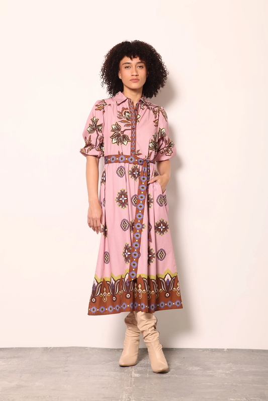 Floral Maude Mauve Remi Dress