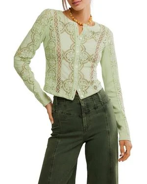 Free People green lace top