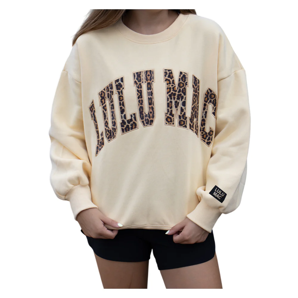 LuLu Mac Cheetah Print Sweatshirt