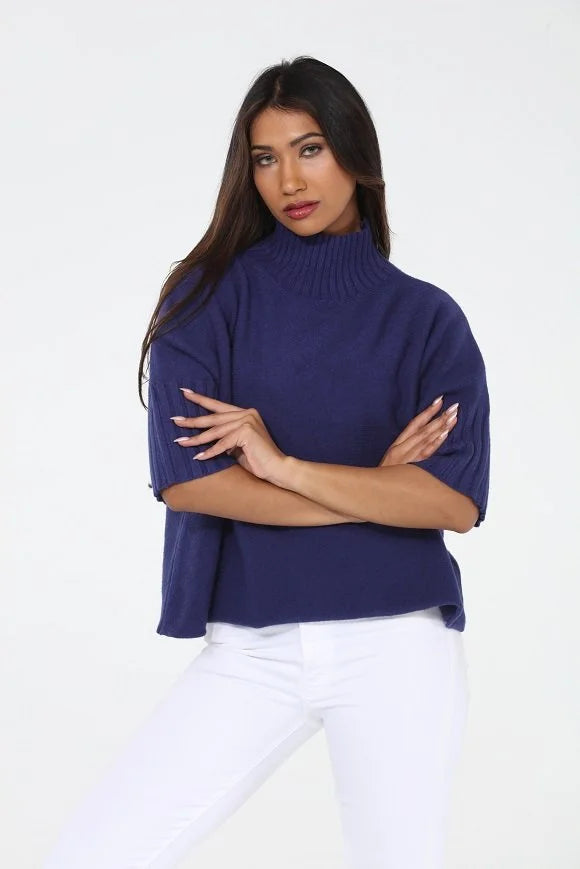 Navy Rain Sweater