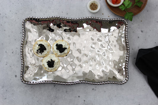 Medium Platter Silver CER2714 Pampa Bay