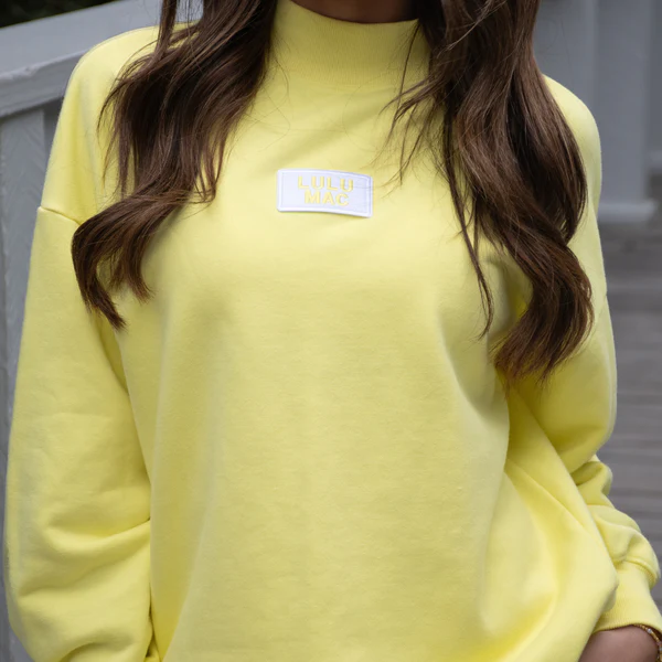 LULU MAC MOCK NECK Yellow