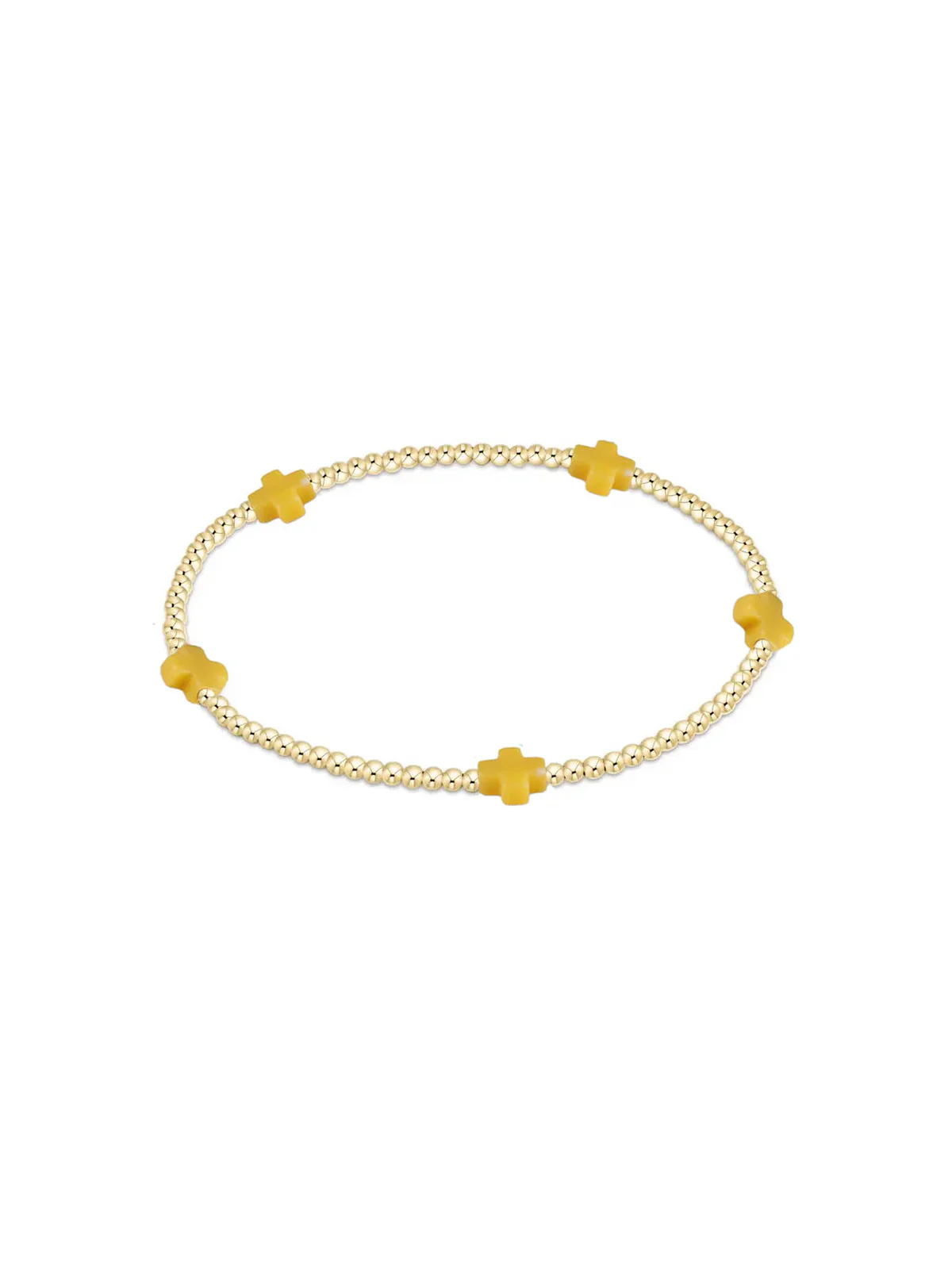 Enewton Small Cross Gold 2MM CAN
