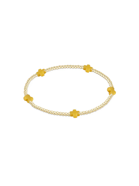 Enewton Small Cross Gold 2MM CAN