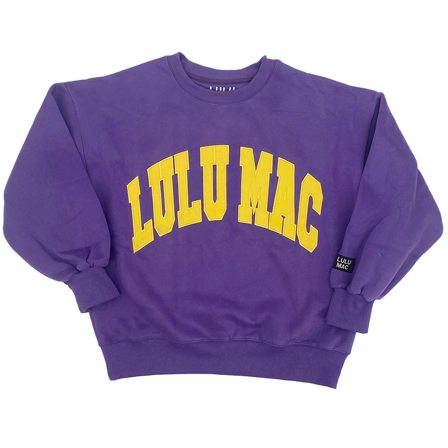 Lulu Mac Purple & Gold Sweatshirt