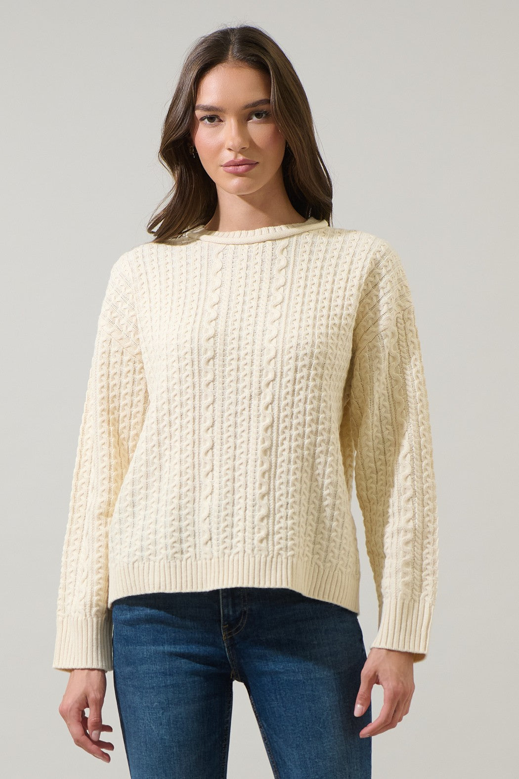 Pammie Knit Sweater Ivory