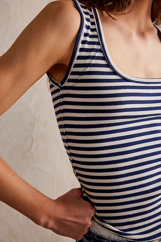 Free People Striped Tank