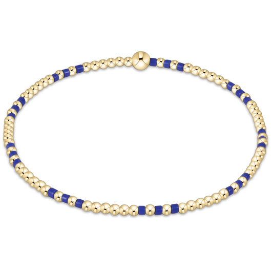Hope Joy Gold Bracelet Blue Metallic