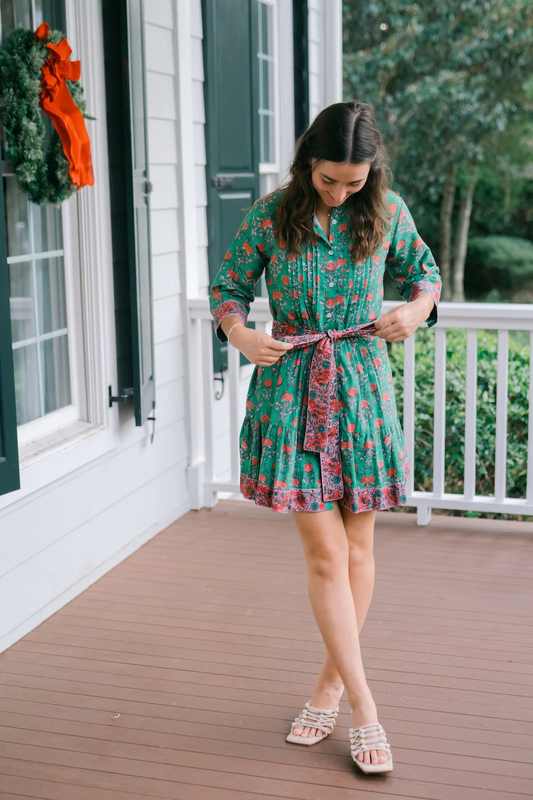 Victoria Dunn  Naomi Ruby Spruce Dress