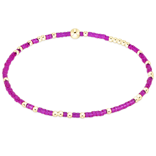 egirl hope unwritten bracelet - fuchsia pink metallic