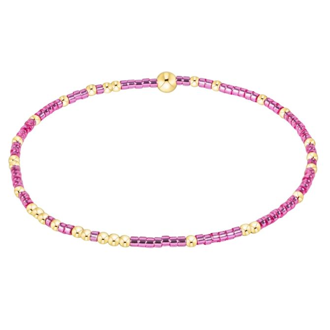 egirl hope unwritten bracelet - fuchsia pink metallic