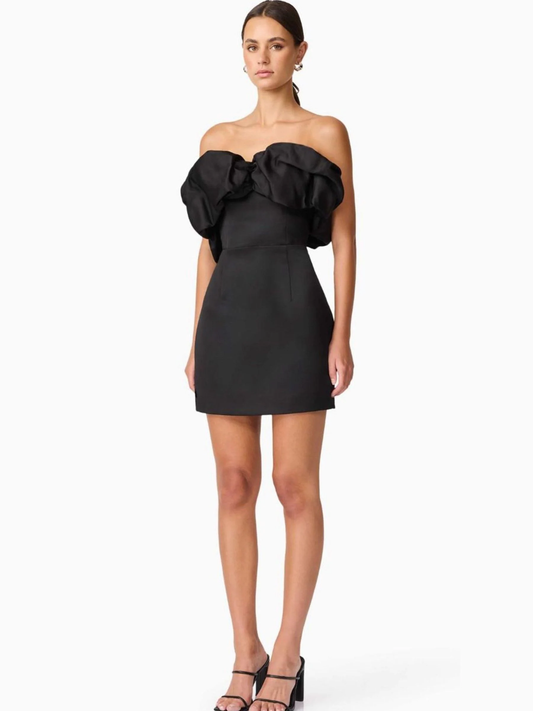 Black Elliatt Strapless Mini Dress