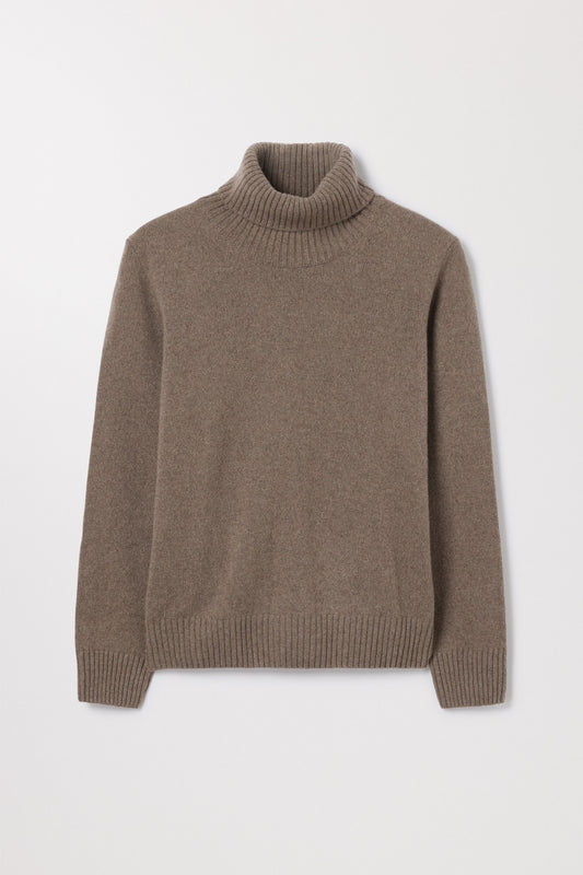 Moui Mocha Turtle Neck Sweater