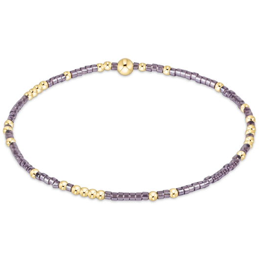 hope unwritten bracelet - taupe with a twist extends