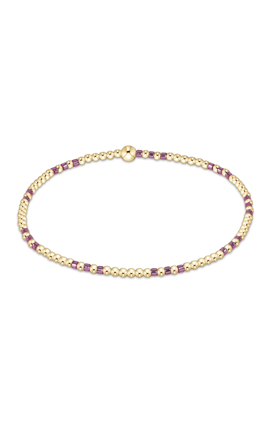 Hope Joy Pink Metallic Bracelet