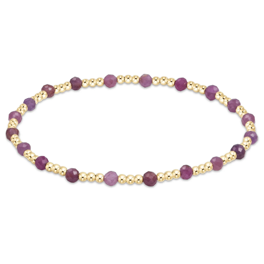 Gold Sincerity Ruby Bracelet Egirl
