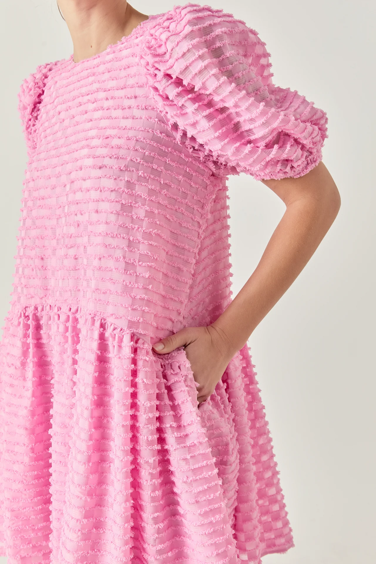 Pink Texture Dress