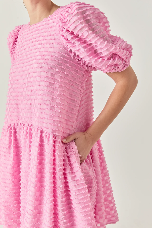 Pink Texture Dress