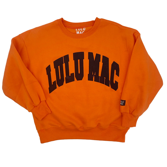Lulu Mac Orange & Black Sweatshirt
