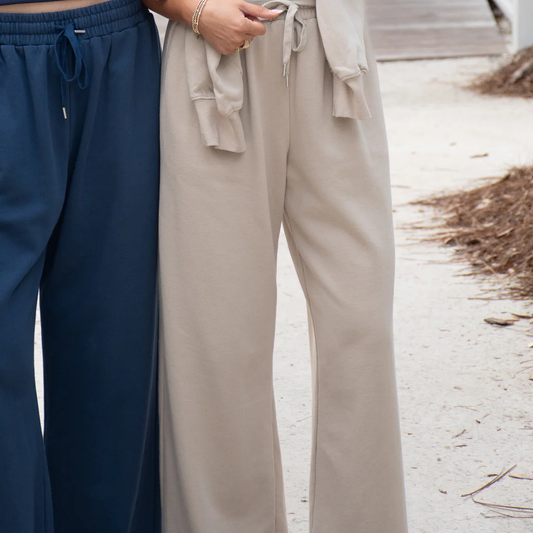 LULU MAC TERRY CLOTH PANTS Sand