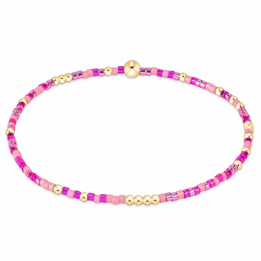 hope unwritten bracelet - back to the fuchsia