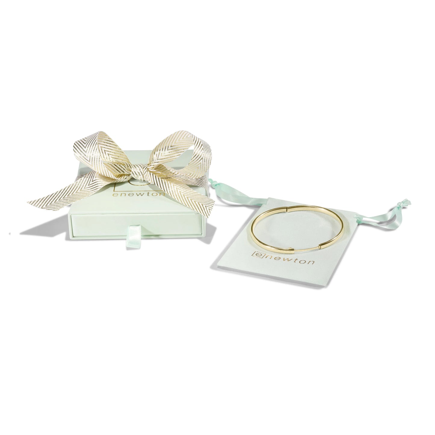 Enewton Cherish gold bangle bracelet small