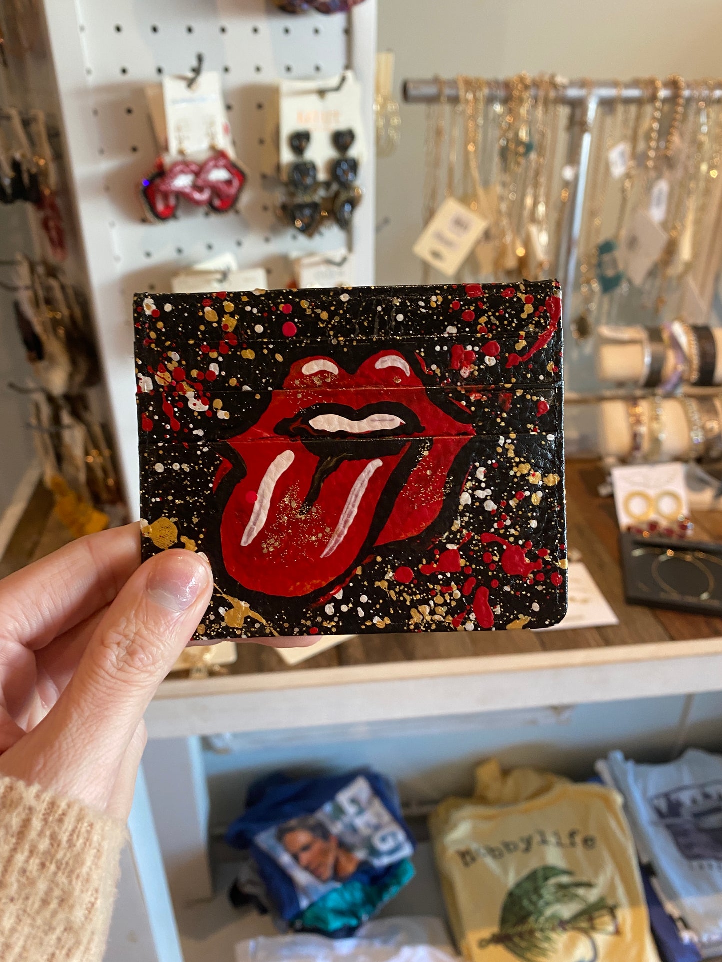 Lips Card Holder