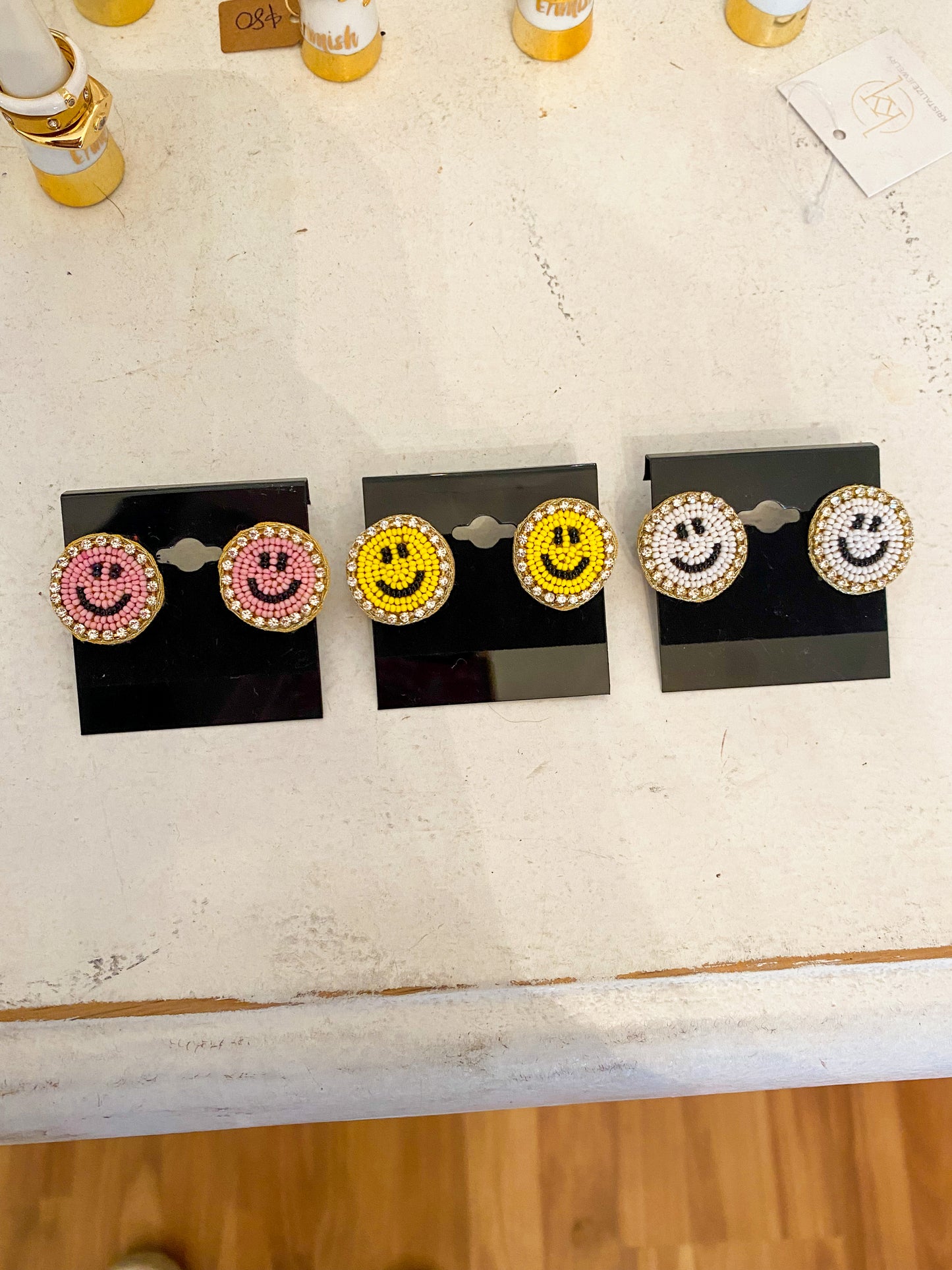 Mini Smiley Earrings