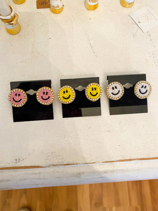 Mini Smiley Earrings
