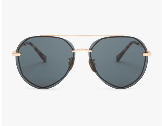 Diff Eyewear Lenox Gold + Black