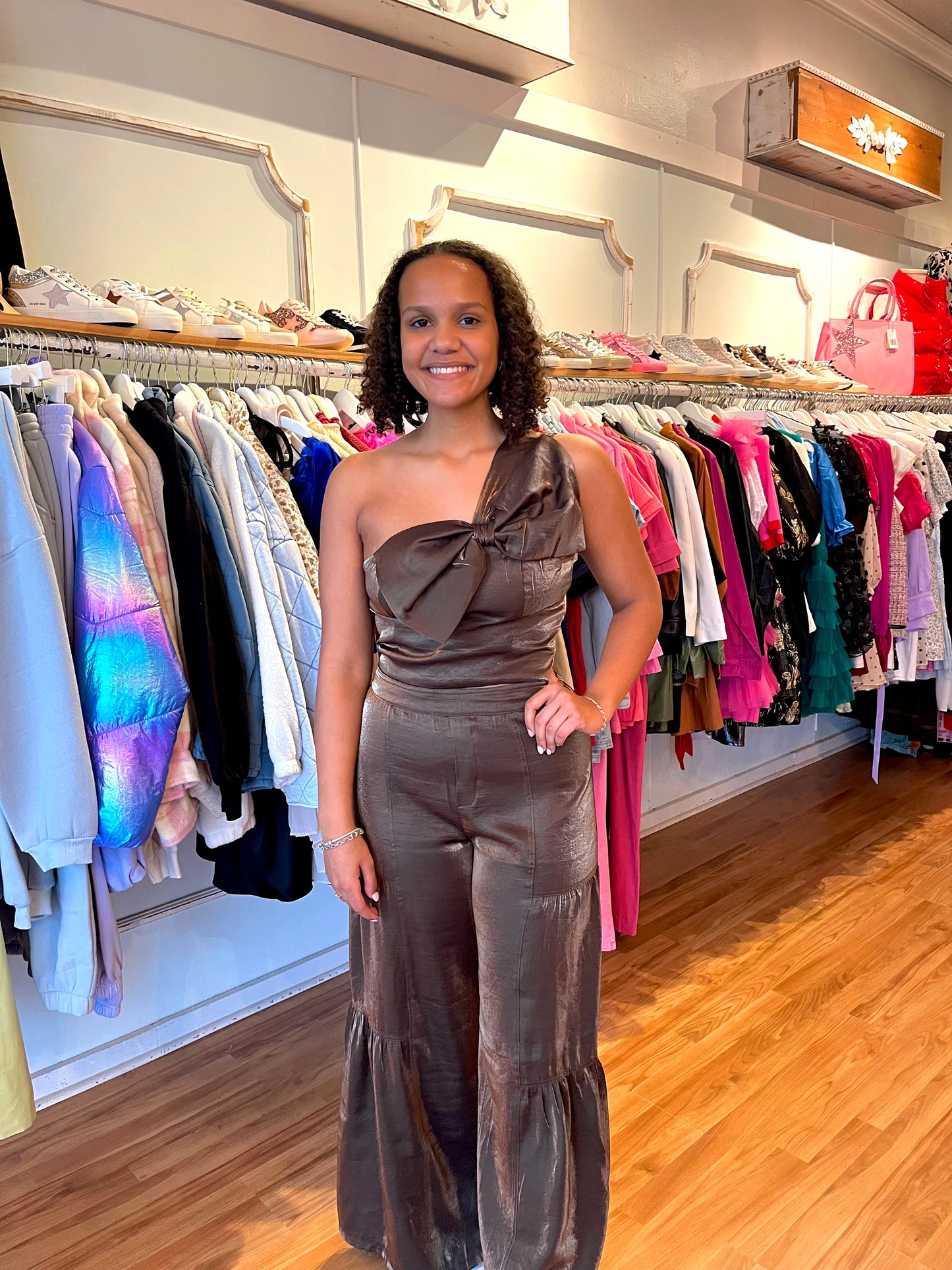 Satin Wide Leg Pants