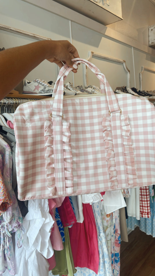 Gingham Duffle