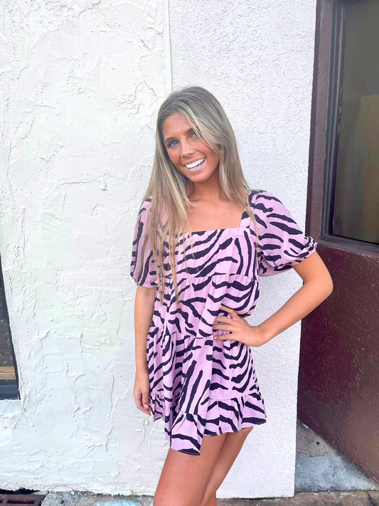 Savannah Zebra Dress