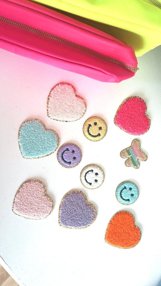 Adhesive smile patches